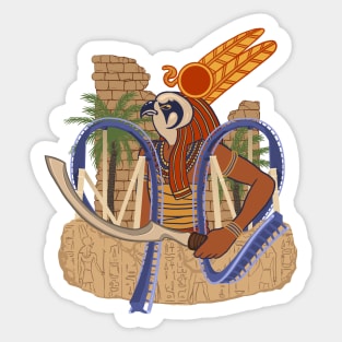 GOD OF WAR - Montu Roller Coaster at Busch Gardens Tampa Sticker